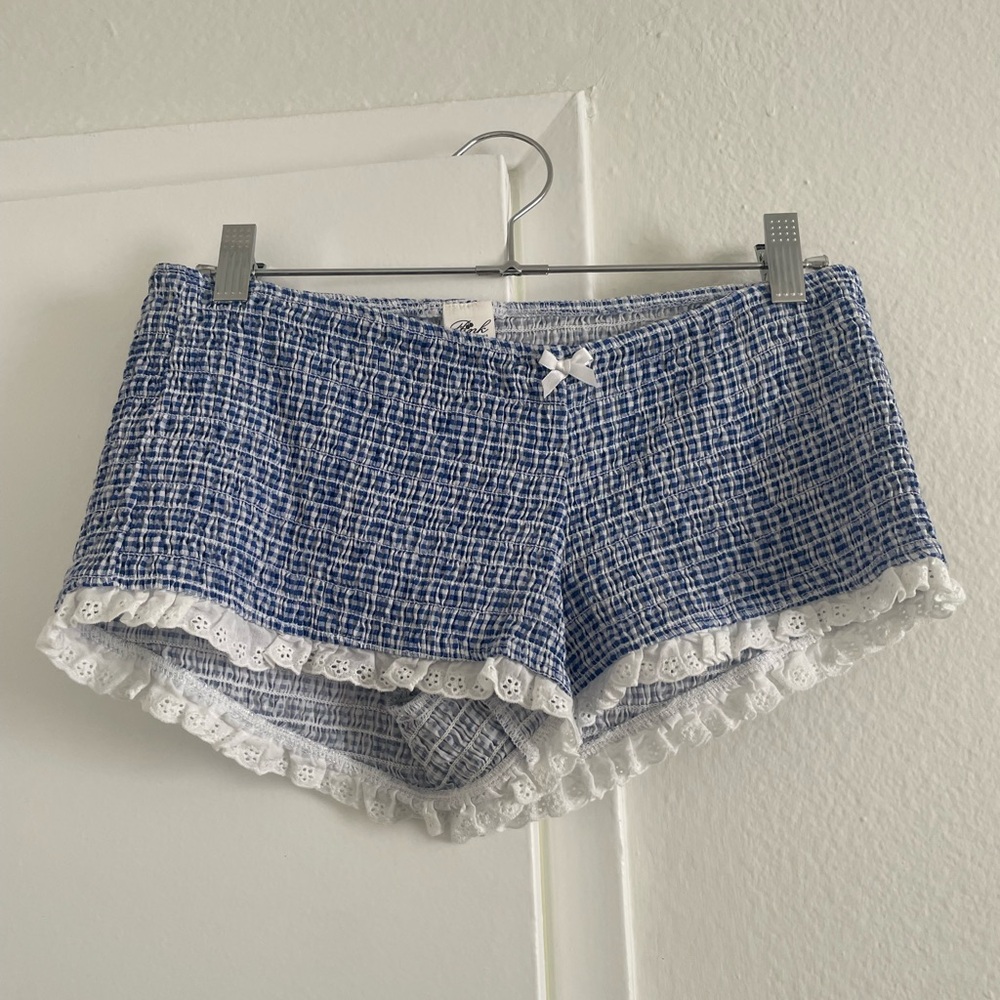 PINK x Frankie’s Bikinis Bristol Poplin Shorts